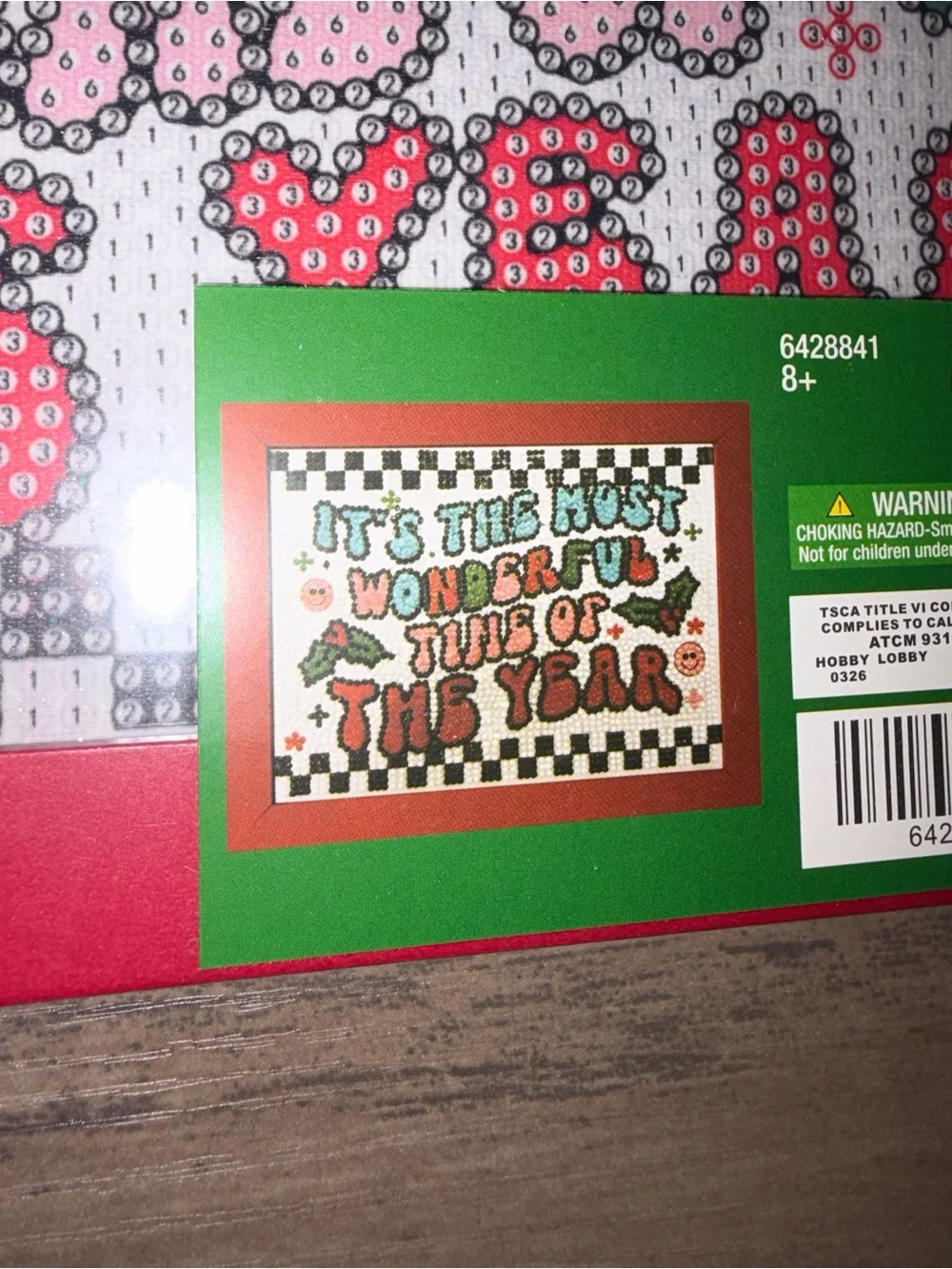 Creative Life Christmas Diamond Painting Kit Most Wonderful Time New